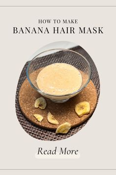 For this DIY hair mask, we will be using fresh banana, olive oil, honey, and egg yolk. All of these complimentary ingredients help to enhance this banana hair mask, taking it to the next level without adding any complicated ingredients.  And better yet, you don’t need any fancy equipment either. If you have a bowl, a fork and a set of measuring spoons, you’re good to go my friend. Skincare Recipes, Homemade Things, Natural Beauty Recipes, Banana For Hair, Diy Perfume, Diy Skin Care Recipes, Anti Aging Food