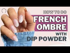 French Ombre Nails with Dip Powder | Easy Nail Inspo | Baby Boomer Nails - YouTube Ombre Nails With Dip Powder, Nails With Dip Powder, French Ombre Nails, French Ombre, Nails Prom, Baby Boomer, Prom Nails