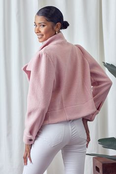 "The Valerie Pink Sherpa Fleece Long Sleeve Winter Coat is the perfect combination of warmth and style. Made with high-quality sherpa fleece, it will keep you cozy and comfortable during the cold winter months. With a stylish long sleeve design, you'll look and feel great while staying warm. A must-have for any winter wardrobe." 100% Polyester Machine Wash Only Brand Size Dress Bust Waist Hip XS 0-2 31-32.5'' 23-24'' 31-34" S 4-6 33-35'' 25-26'' 35-37" M 6-12 35-36'' 27-28'' 38-39" L 12-14 38-40'' 29-31'' 40-42" XL 14-16 40-42'' 33.5-36'' 44-46" 2XL 18-20 42"-44" 37"- 40" 47"-50" Pink Sherpa, Long Sleeve Design, Winter Knit Hats, Boot Accessories, Winter Knits, Winter Months, Sherpa Fleece, Cold Winter, Sleeve Designs