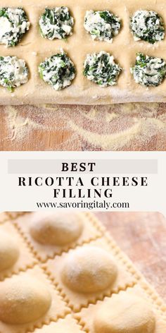 the best ricotta cheese filling recipe is so easy to make and it's delicious