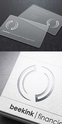 two business cards on top of each other with the logo for berkin financials