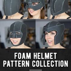 Shop: Easy Armor Patterns - KamuiCosplay Kamui Cosplay, Cosplay Patterns, Foam Costume, Foam Cosplay, Armadura Cosplay, Cosplay Helmet, Viking Helmet, Female Armor