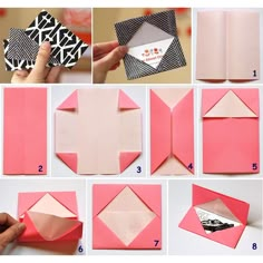 how to make an origami box out of paper with pictures and instructions on the inside