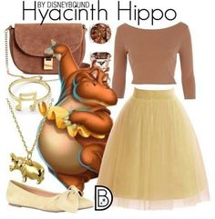 a woman wearing a dress and shoes with the words hyggin'n hippo on it