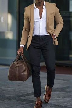 Business Casual Dinner Outfit, Outfit Male, Stylish Mens Suits, Mens Business Casual Outfits, Black Men Fashion Casual, Clothes Fall, Black Men Fashion Swag, Dress Suits For Men