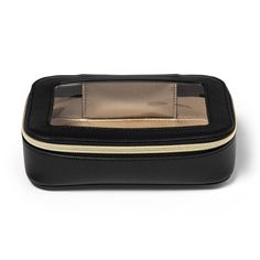 Make sure you have all your makeup essentials along with you when they're packed up in the Sonia Kashuk™ Clear Makeup Bag. This clear makeup bag comes with a spacious main compartment to help keep lipsticks, sponges and other items along, while the transparent top helps you see the contents. The faux-leather construction adds a luxe appeal, making it perfect for your own use or gifting. Plus, it comes with a zipper closure to help keep makeup essentials nicely contained whether you're at home or Target Makeup Bag, Clear Makeup Bag, Black Makeup Bag, Clear Cosmetic Bag, Clear Makeup, Sonia Kashuk, Transparent Top, Clear Makeup Bags, College Fits