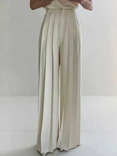 High Waisted Wide Leg Pants, Sewing Things, High Waist Wide Leg Pants, Maxi Robes, Pantalon Large, Looks Chic, Maxi Skirts, Type Of Pants