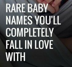 RARE BABY NAMES YOU'LL COMPLETELY FALL IN LOVE WITH Trendy Names, Trendy Baby Girl Names, Girls Names Vintage, Vintage Boy Names, Strong Baby Names, List Of Girls Names