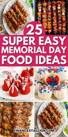 25 super easy memorial day food ideas