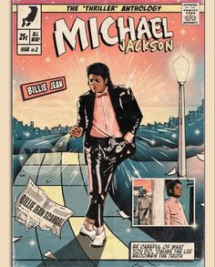 the cover to michael jackson's comic book