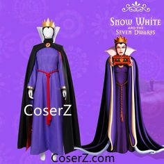 the evil queen and king costume from disney's snow white and the seven dwarfs