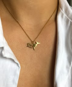 ♡ GOLD WHALE ♡ - The perfect accessory for ocean lovers! This necklace not only showcases your love for the ocean but also offers durability and style! Enhance Your Purchase: *Add a Letter Charm to personalize your item:  https://www.etsy.com/listing/1793229387/lupusjewelrygr-personalized-letter-gold *Add a Birthstone Charm for a special, meaningful touch: https://www.etsy.com/listing/1779038356/personalized-birthstone-charm-add-to One of the key features of the "Gold Whale" necklace is its wate Whale Pendant, Gold Whale, Whale Jewelry, Whale Necklace, Ocean Necklace, Beautiful Symbols, Steel Gifts, Letter Charm, White Jewelry