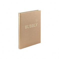 a book with the word bubbly written on it's front and back cover