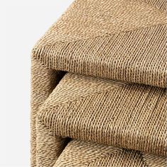 two pieces of woven material are stacked together