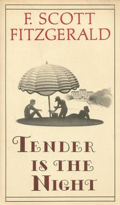 an old book with the title tender is the night