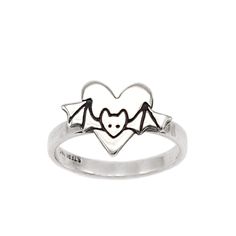 This adorable little bat is soaring right into your heart. Handmade in solid sterling silver. The bat measures 5/8ths of an inch from wing to wing. Go here to see all my bat designs: https://www.etsy.com/shop/marmar?ref=seller-platform-mcnav&search_query=bat Go here to see all my rings: https://www.etsy.com/shop/marmar?ref=seller-platform-mcnav&section_id=37776390 My designs start with drawings from my sketchbook. Each piece is cast in solid sterling silver using the lost wax method. Each ring i Pig Ring, Bat Ring, Bat Jewelry, Charm Ring, Cute Bat, Head Ring, My Sketchbook, Cute Gift Boxes, Special Ring