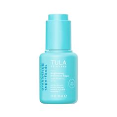 This clinically-effective, brightening serum by TULA is made with a potent 10percent Triple Vitamin C Complex. Two types of Vitamin C treat dull skin and help reduce the look of dark spots, while the third reactivates the others throughout the day to defend against elements that cause dullness. Prebiotics plus probiotic extracts, lychee and mango extracts even the appearance of skin tone without leaving a sticky residue. Non-comedogenic and formulated without fragrance. Does not contain live cul Beauty Skincare Tools, Elf Primer, Skincare Stuff, Tula Skincare, Beauty Hacks Skincare, Best Vitamin C, Skin Products, Vitamin C Serum, Beauty Guru