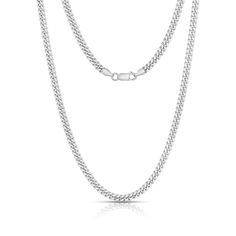 PRICES MAY VARY. - Curb Link .925 Rodium Necklace- Suitable necklace for men and women. Authentic sterling silver to prevent tarnish and resistant to rust. Miami cuban curb chain link with ITProlux technology to last a lifetime. - Crafted in Italy- Italian jewelry is of the highest standard which helps support buyer confidence when looking for the right necklace. Rest assured that your necklace will not discolor or tarnish with superb quality and craftsmanship. - Durable and Luxurious- Miami cub Chains Necklace For Men, Silver Chains Men, Silver Necklaces Men, Italy Jewelry, Silver Chain For Men, Chain For Men, Miami Cuban, Italian Jewelry, Chains For Men