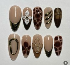 Bordeaux Nails, Nails For Birthday, Nail Designs Simple, Douyin Nails, Corporate Core, Easy Nail Designs, Brown Nails Design, Retro Nails, Simple Gel Nails