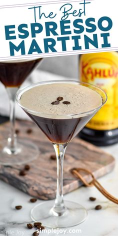 the best espresso martini recipe