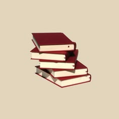 three books stacked on top of each other in front of a beige background with copy space