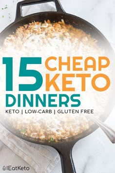 Cheap Keto Dinners, Cheap Keto Meals, Cheap Keto, Keto On A Budget, Keto Dinners, Ketosis Diet, Ketogenic Diet Meal Plan, Ketogenic Diet For Beginners