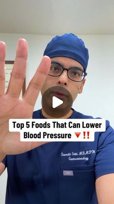 Saurabh Sethi MD MPH on Instagram: "Top 5 Foods That Lower Blood Pressure 🚀 Doctor Sethi   Discover Doctor Sethi’s top 5 foods that can help lower blood pressure and support heart health. Learn about easy dietary changes for better heart health and blood pressure control. Always talk to your doctor first.   Thank you for your interest!  Share this with your loved ones to spread awareness. ❤️  #bloodpressure #hearthealth #health #healthtips" Drinks To Lower Blood Pressure, How To Lower Blood Pressure Quickly, Foods That Lower Blood Pressure, Natural Ways To Lower Blood Pressure, How To Lower Blood Pressure, Food To Lower Blood Pressure, High Blood Pressure Remedies Lowering, Diet For High Blood Pressure, Lower Blood Pressure Quickly