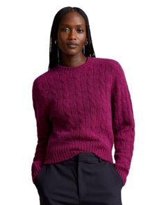 Lauren Ralph Lauren Cable Knit Sweater Ralph Lauren Cable Knit Sweater, Ralph Lauren Cable Knit, Cable Knit Sweater Womens, Cable Knit Sweater, Small Designs, Long Sleeve Pullover, Lauren Ralph Lauren, Pullover Styling, Cable Knit