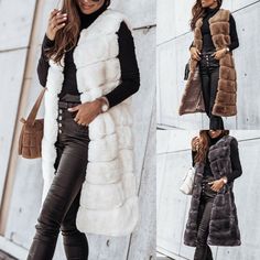 Fur Waistcoat, Sleeveless Vest Jacket, Waistcoat Woman, Womens Faux Fur Coat, Vest Waistcoat, Outwear Women, Outwear Jackets, Suzhou, Sleeveless Jacket