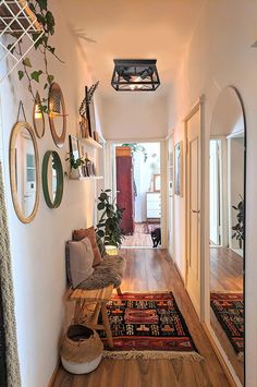 the hallway is clean and ready for us to use as an entrance way into the house