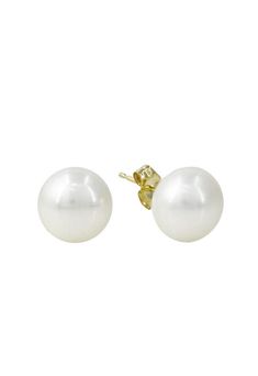 Effy 14K Yellow Gold Fresh Water Cultured Pearl Earrings Effy Jewelry, Yellow Stone, Pearl Stud Earrings, Pearl Studs, Cultured Pearls, Gold Yellow, Fresh Water, Gold Metal, Pearl Earrings