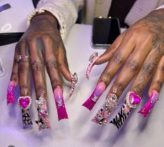 Curved Duck Nails, Curved Nails Designs, Long Curved Nails, Duck Nails Long, Lsd Nails, Curved Nails, Weak Nails