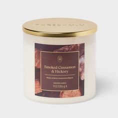 smoked cinnamon and hickory candle