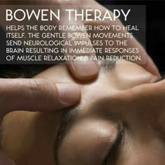 Bowen therapy Bowen Technique, Bowen Therapy, The Therapist, Reflexology Massage, Alternative Healing, Head Massage, Massage Techniques, Alternative Health