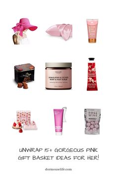 Spoil her with these 15+ oh-so-pretty pink gift basket ideas that will make her heart go pitter-patter! From luxurious skincare treats to stylish accessories, these gifts are perfect for the special women in your life. Whether it's her birthday, anniversary, or just because - show her how much you care with a beautifully curated pink gift basket she'll never forget. Click through to discover the best gifts that will have her smiling from ear to ear!