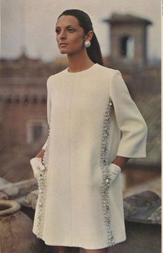 60s Elegant Fashion, 60’s Dress, 1960’s Dresses, Dior Pattern, 1960 Style, 1960’s Fashion, 1960 Fashion, 1960's Fashion, 1960s Style