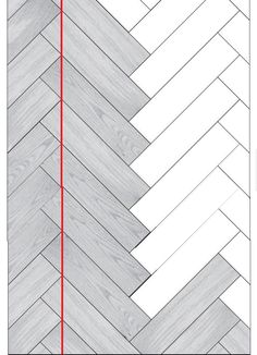 an image of a herringbone pattern with red lines