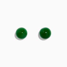 Effy 14K Yellow Gold Jade Stud Earrings, 18.70 TW Effy Jewelry, Yellow Stone, Fall 2024, Gold Yellow, Gold Metal, Jade, Yellow Gold, Stud Earrings, Yellow