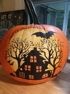 Jackolantern Painting Ideas, Painted Jack O Lantern Ideas, Spa Pumpkin Painting, Pumpkin Designs Painted