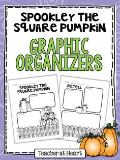 the graphic organizer for spookley the square pumpkin