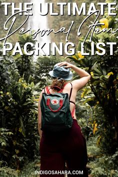 the ultimate backpacking packing list