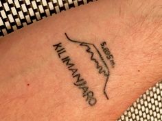 a tattoo on the wrist that says, i am always in my arms and feet