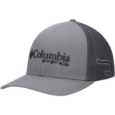 Since the perfect piece of headwear is crucial for any outdoor adventure, grab this Columbia hat. Mesh panels make it easy to feel the breeze and keep cool. The flex design also stretches for a comfortable fit that helps you enjoy whatever is in store to the fullest. Functional Hats With Curved Bill For Outdoor, Functional Outdoor Hat With Curved Bill, Sporty Adjustable Fitted Hat For Outdoor, Adjustable Sporty Fitted Hat For Outdoor Activities, Outdoor Flat Bill Hat With Breathable Mesh, Functional Fitted Cap For Outdoor, Functional Outdoor Fitted Cap, Outdoor Baseball Cap With Curved Brim And Moisture-wicking, Breathable Fitted Cap For Outdoor