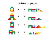 an image of different shapes and sizes of houses with the words ummos las parejas