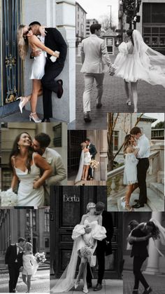 black and white wedding pictures with bride and groom