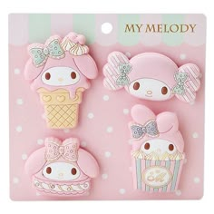 hello kitty ice cream pin set