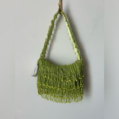 One Year With The Tag Green Beauty Straight From London! This Bag Is The Only One That I Have From The Uk. My Closet Has Other Viral Beaded Bags Listed, Bundle Items For An Offer. Modern Clutch, Cream Purse, Crossbody Clutch Purse, Tan Leather Tote, Black Wristlet, Clinique Makeup, Beaded Bag, Metallic Bag, Beaded Clutch