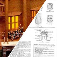 an architectural drawing shows the details of a house