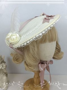 This price is for a hat only. Lolita Accessories:Elegant Flat Hat Cute Beige Wide Brim Hat, Fitted Summer Bonnet With Curved Brim, Elegant Bonnet For Spring, Fitted Brimmed Bonnet For Summer, Fitted Summer Cap, Elegant Cream Bonnet For Spring, Fitted Beige Cap, Cute Beige Cap, Summer Bonnet With Short Brim