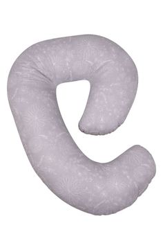 an inflatable pillow that looks like the letter s is made out of fabric